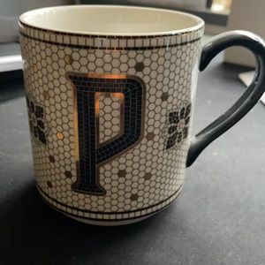 Brand new “P” Anthropologie mug
